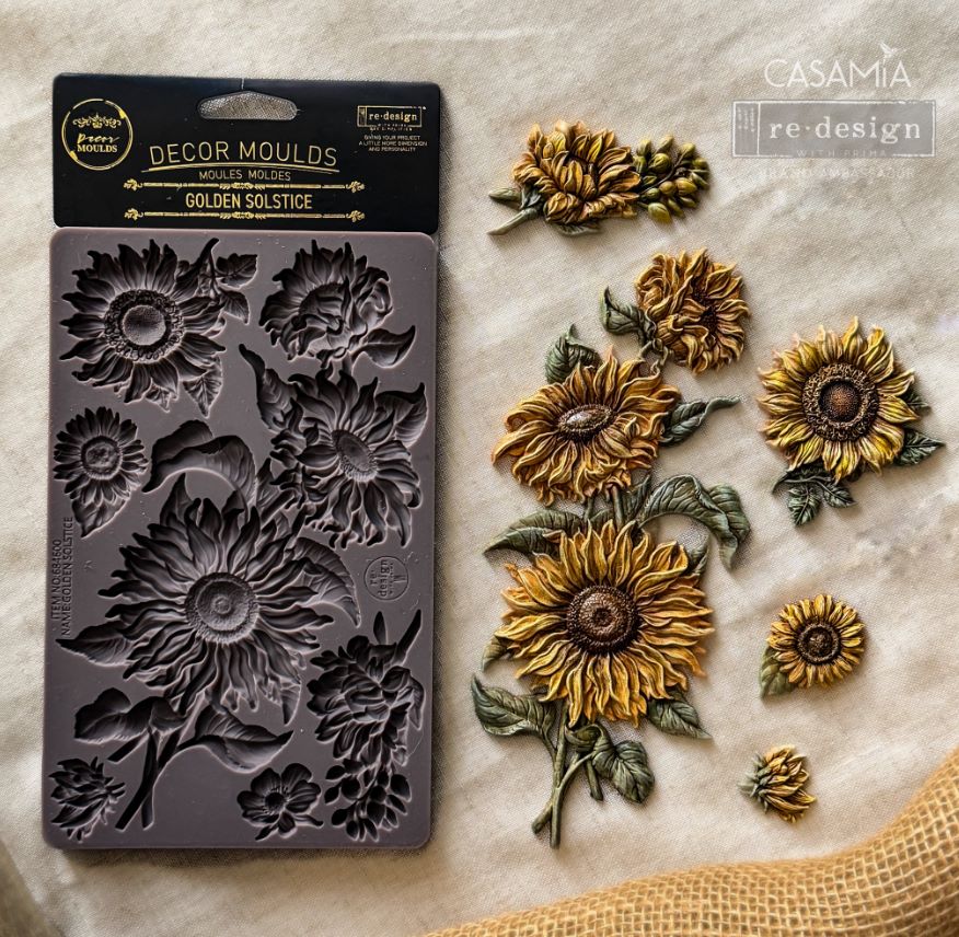 Redesign Decor Moulds -  Golden Solstice Mould – 1 pc, 5″x8″x8mm