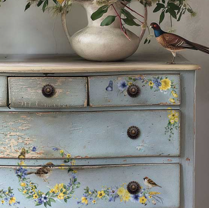 Redesign Middy Transfers –  Sunlit Aviary – 3 sheets, 21.59cm x 27.94cm (8.5″x11″)