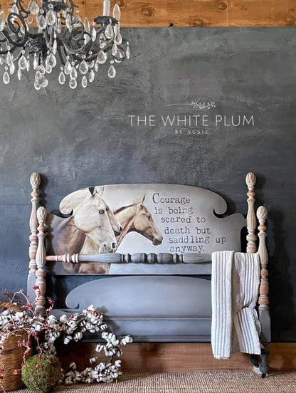 Sepia Horses - Mint Decoupage Paper