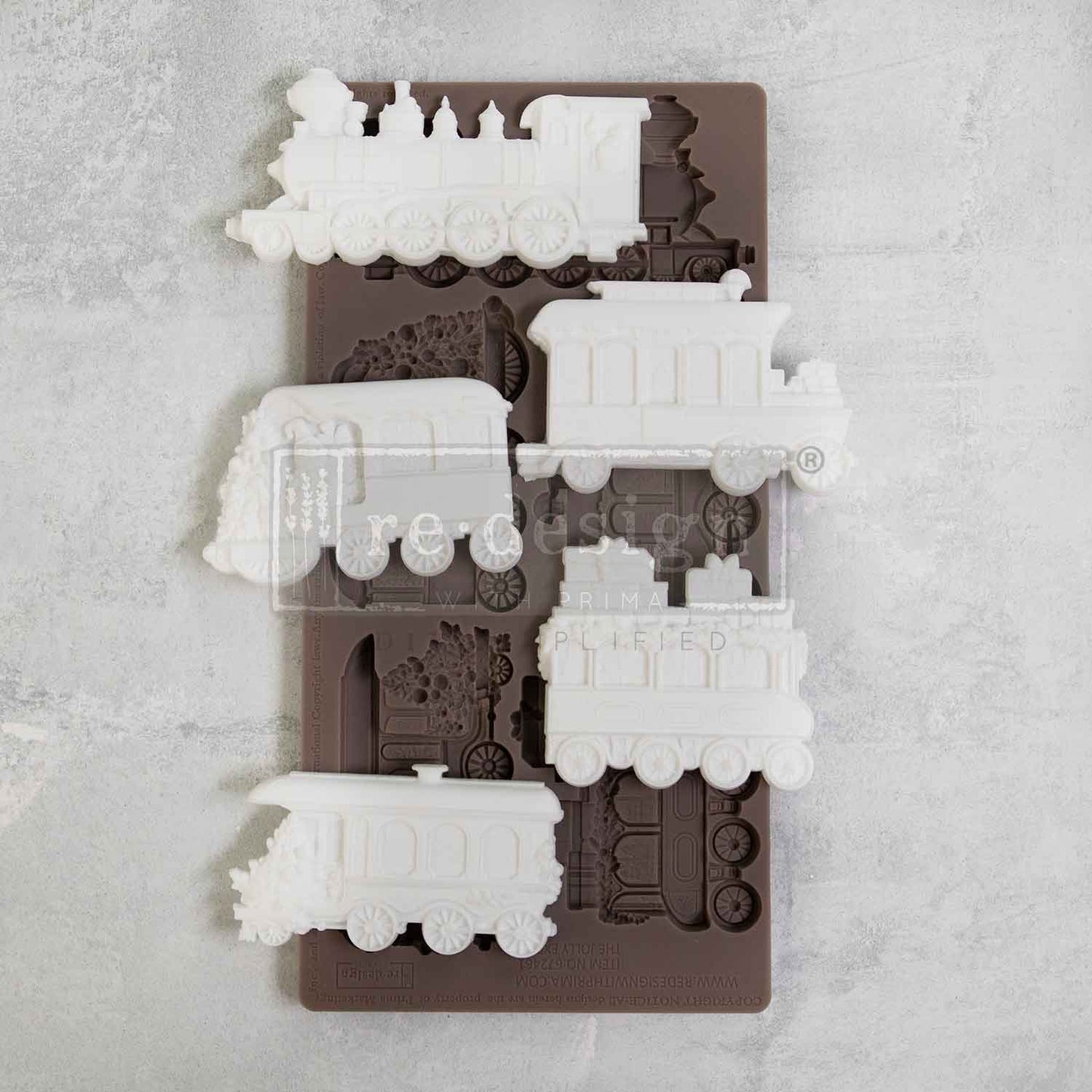 Redesign Decor Moulds® - The Jolly Express - 1 pc, 5"x10"x8mm