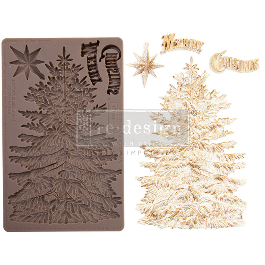 NEW - Redesign Decor Moulds - Tree Sparkling Season