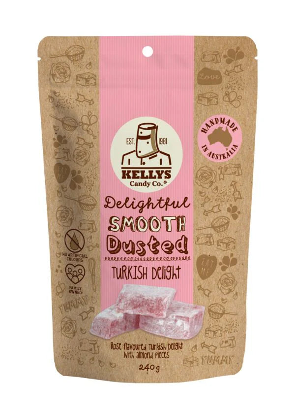 Kellys Turkish Delight - Pouch 240g