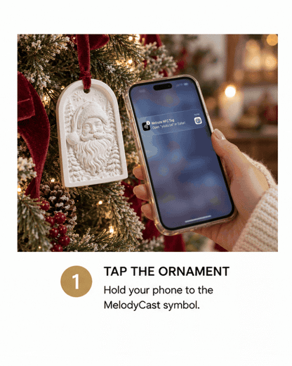 Redesign MelodyCast | Paint-Tap-Play Christmas Ornaments (Set of 6)