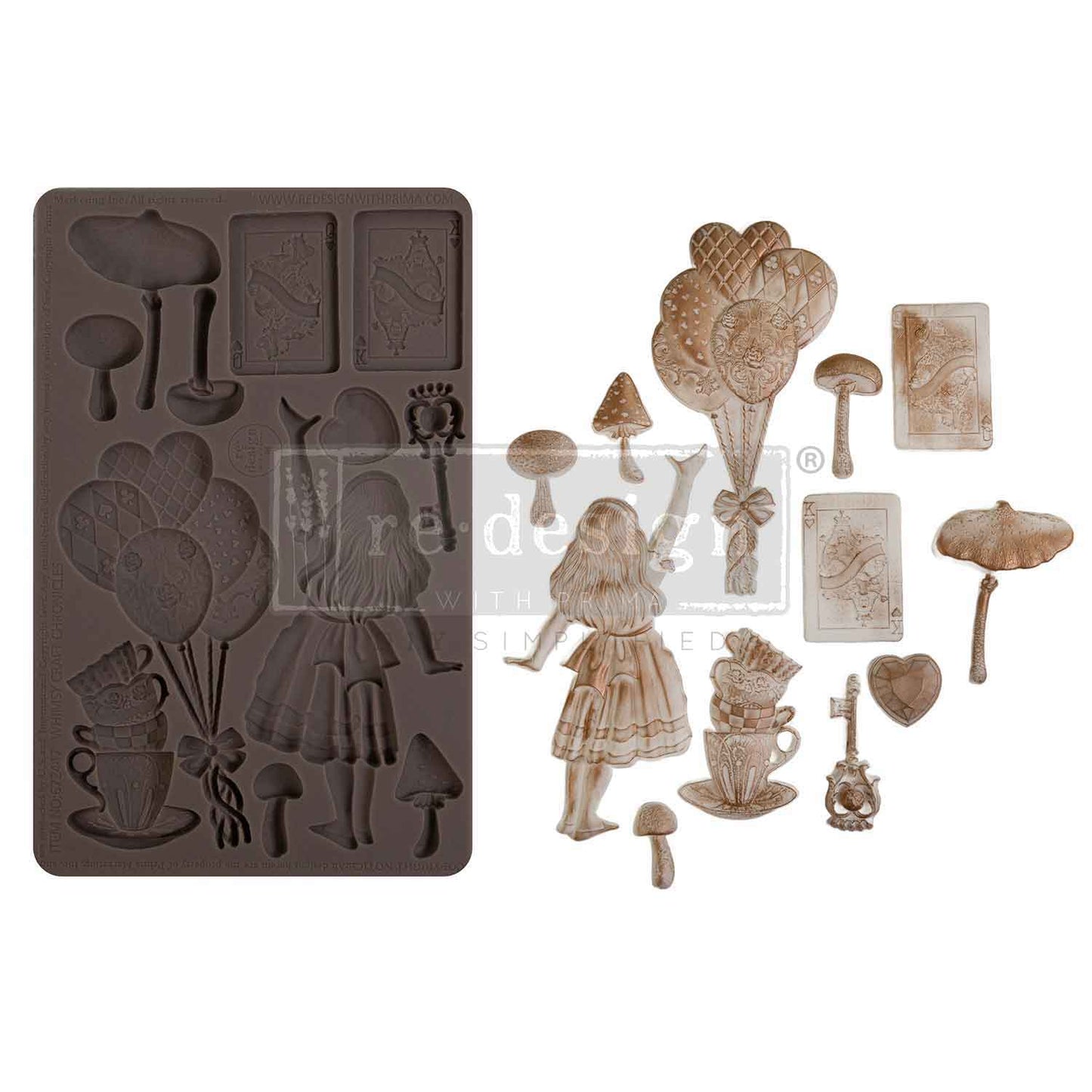 Redesign Decor Moulds® - Whimsy Craft Chronicles - 1 pc, 5"x8"x8mm