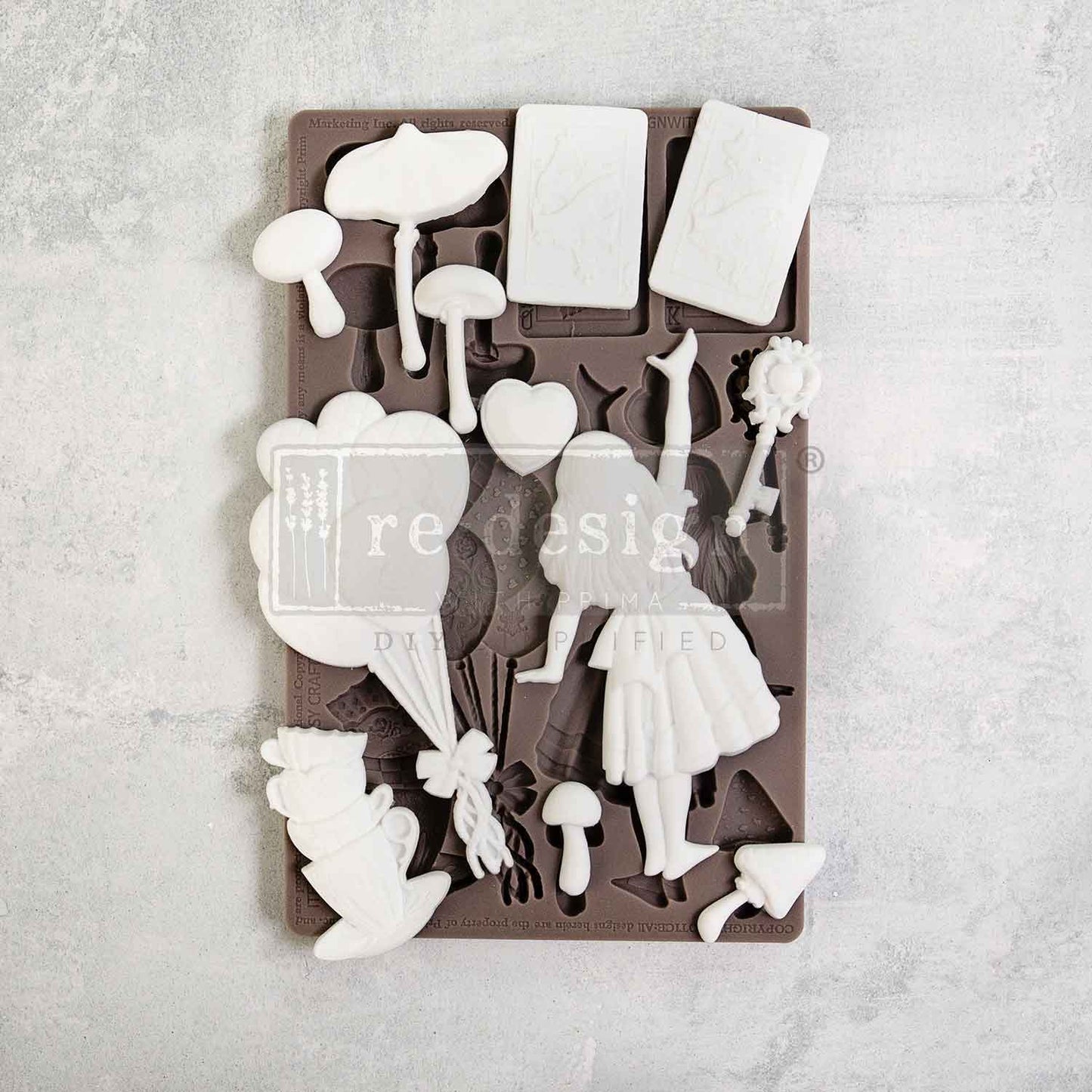 Redesign Decor Moulds® - Whimsy Craft Chronicles - 1 pc, 5"x8"x8mm