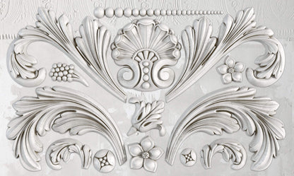 IOD - Acanthus Scroll Decor Mould 6x10