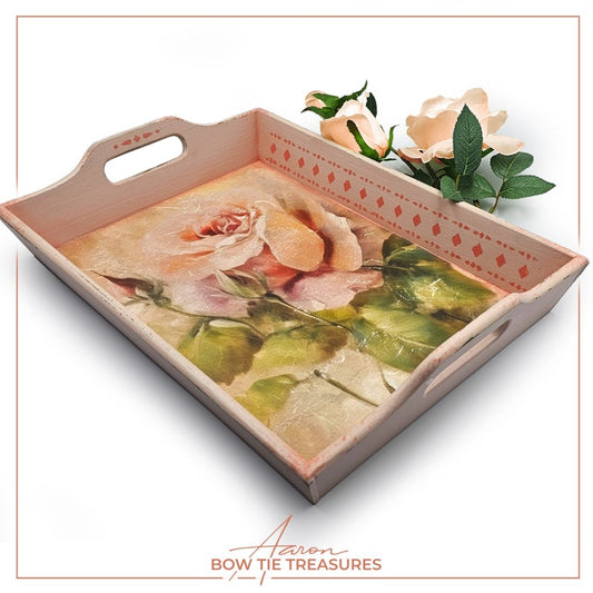 Belles & Whistles | Blushing Roses Rice Decoupage Paper  (A1)
