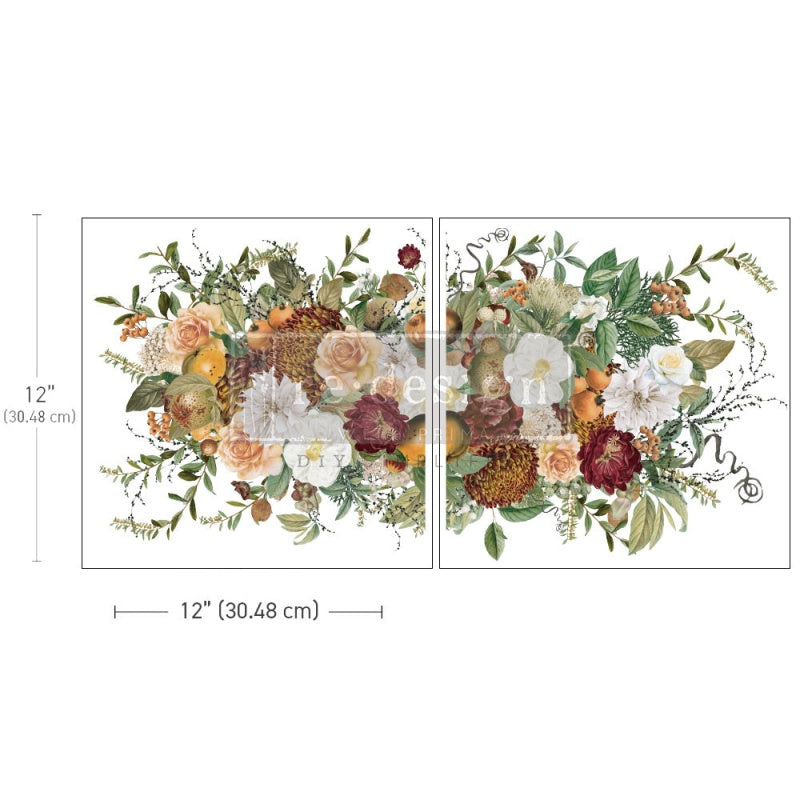 NEW - MAXI TRANSFERS®– Autumnal Bliss – Re-design Decor Transfer