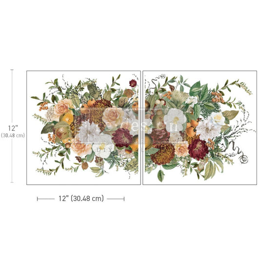 NEW - MAXI TRANSFERS®– Autumnal Bliss – Re-design Decor Transfer