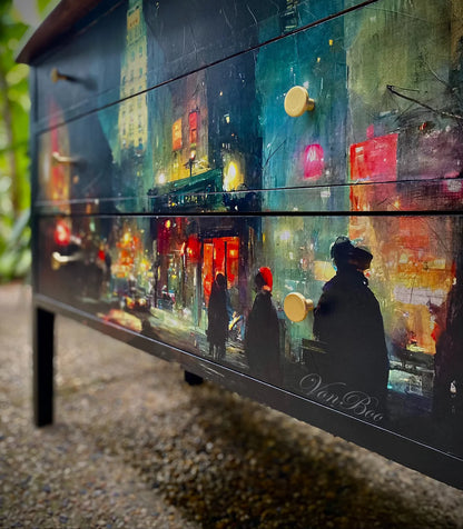 New York, New York - Mint Decoupage Paper