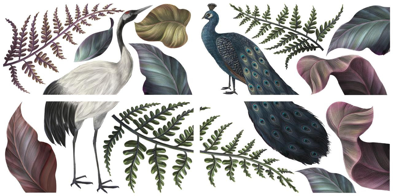 Belles & Whistles | Elegant Avian Flora Transfer