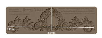 Redesign Decor Moulds - Kacha: Lavish Swirls  – 1 pc, 3″x10″x8mm