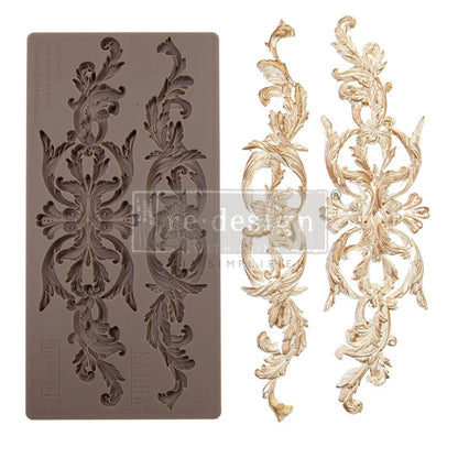 Redesign Decor Moulds - Kacha: Imperial Intricacy - 1 pc, 5"x 10"x8mm (12.7cm x 25.4cm)