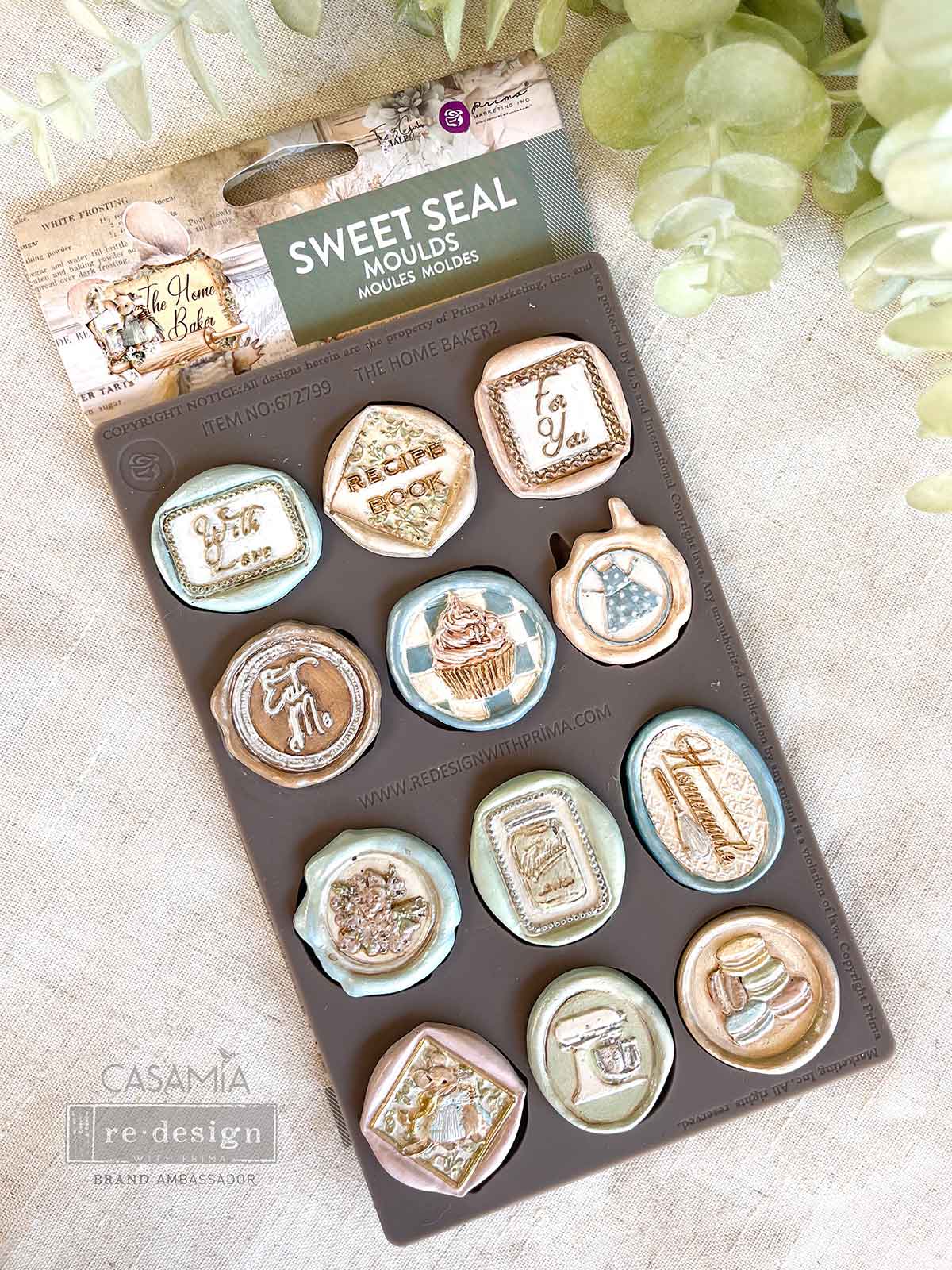 Redesign - The Homebaker Collection Mould - Sweet Seal - 1pc