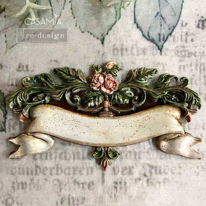 Redesign Decor Moulds® – Blooming Banners – 1 pc, 12.7cm x 25.4cm x 0.8cm