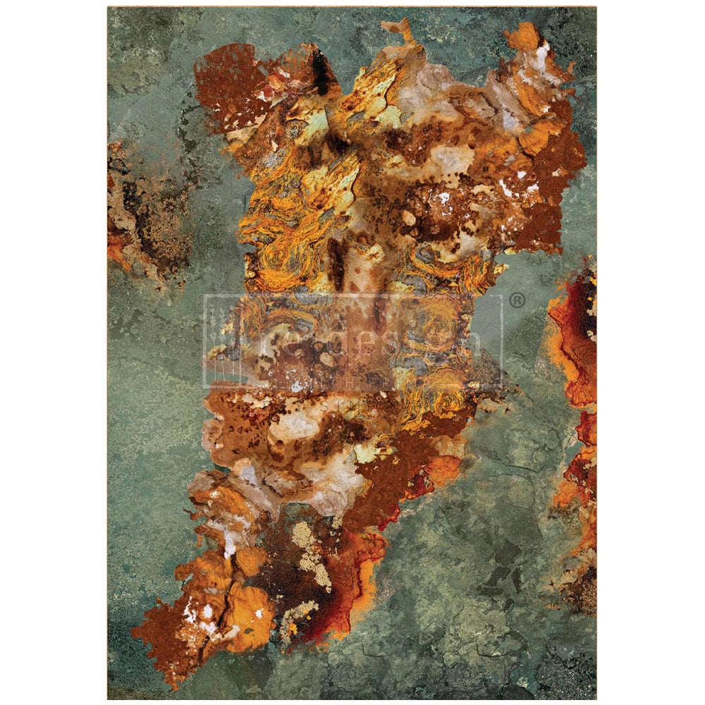 A1 Decoupage Fiber- Marble Mirage - 1 sheet