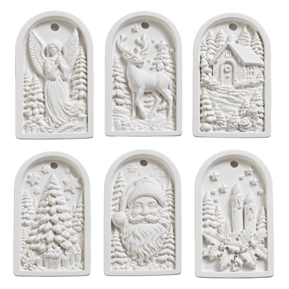 Redesign MelodyCast | Paint-Tap-Play Christmas Ornaments (Set of 6)
