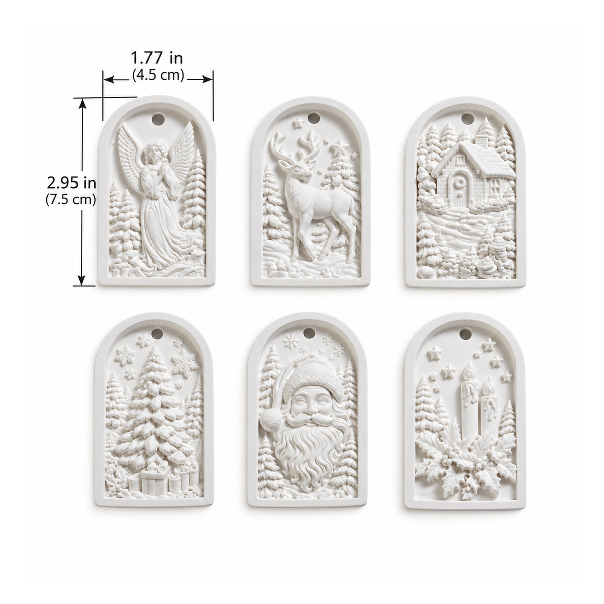 Redesign MelodyCast | Paint-Tap-Play Christmas Ornaments (Set of 6)