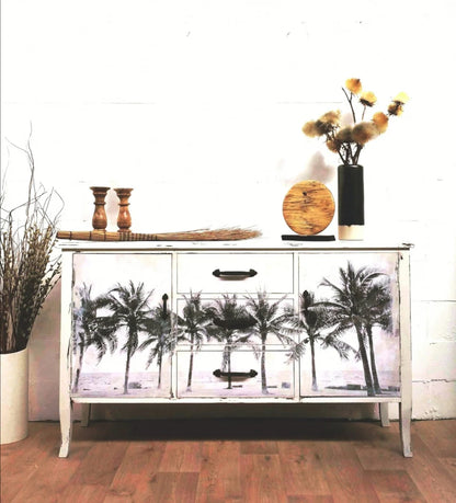 Palm Trees - Mint Decoupage Paper