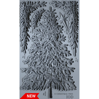 IOD - Christmas Tree Decor Mould 6x10
