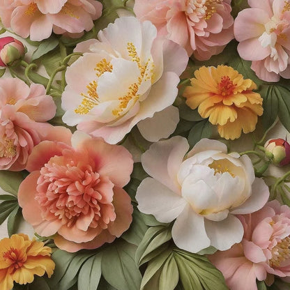 Summer Blush - Mint Decoupage Paper