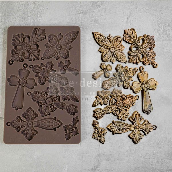 Redesign - Decor Moulds - Holy Harmony - 1pc, 5"x8"x8mm