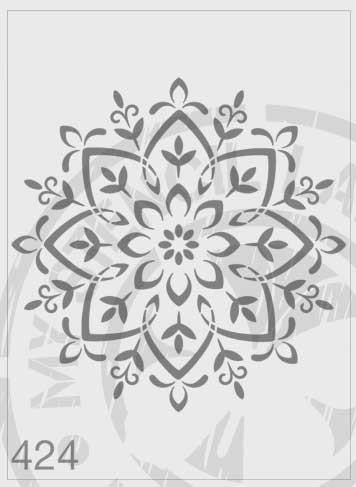 Mandala - MSL 424 Stencil