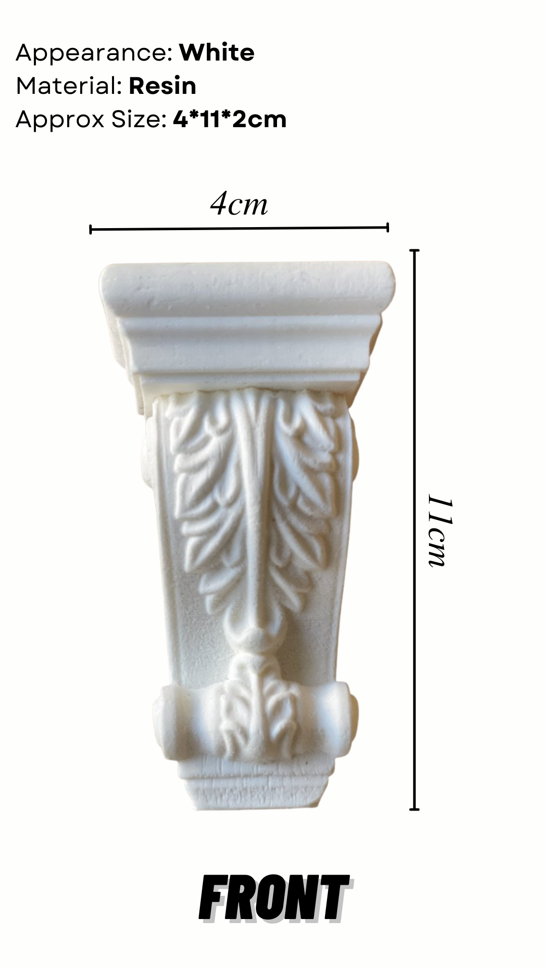 Decorative Corbel Resin Applique Moulding