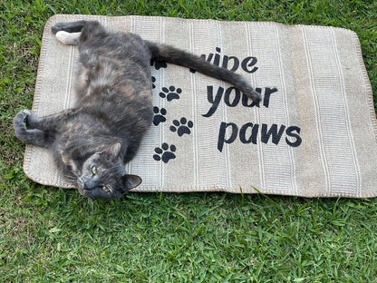 WIPE YOUR PAWS Door Mat
