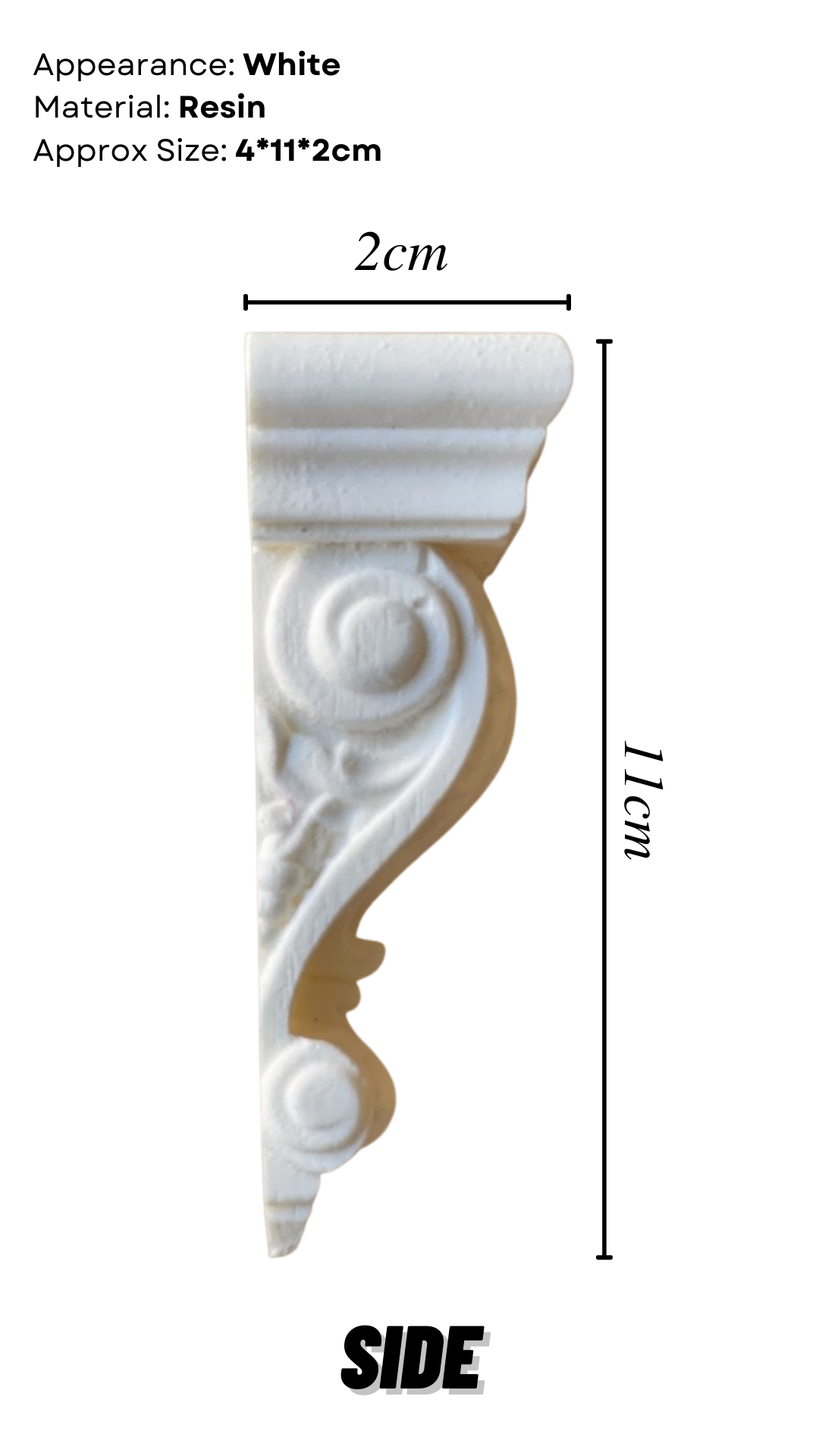 Decorative Corbel Resin Applique Moulding