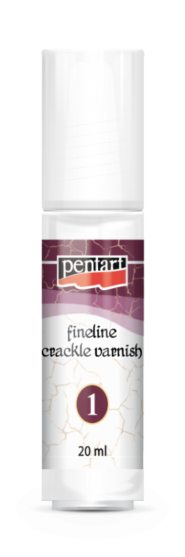 Pentart 2-Component Fineline Crackle Varnish 2 x 20 ml.