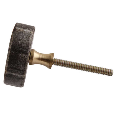 Grey Stone Copper Round Dresser Knobs