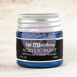 Art Alchemy Finnabair Acrylic Paints - 50ml Paint Metallique Deep Waters