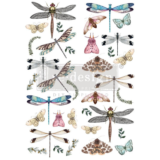 Riverbed Dragonflys - Redesign Decor Transfer