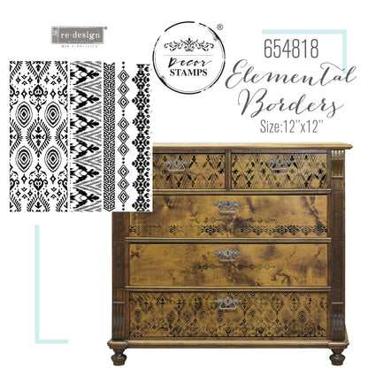 Elemental Borders - Re-design Stamp