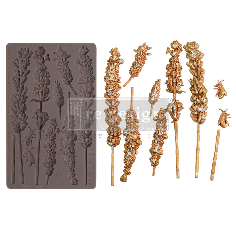 Redesign Decor Moulds® - Lavender Harvest - 1 pc, 5"x8"x8mm