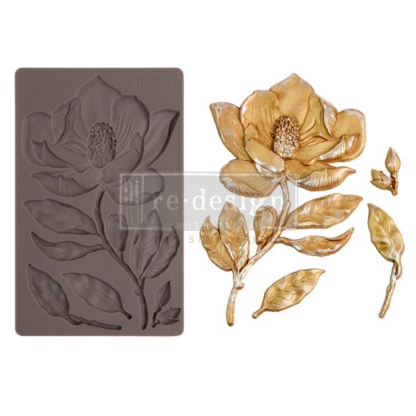 Redesign Decor Moulds®- Magnolia Flower- 1 pc, 5"x8"x8mm