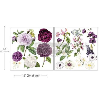 MAXI TRANSFERS  – Majestic Blooms – Re-design Decor Transfer
