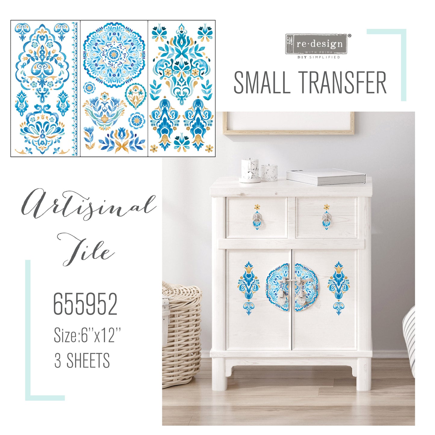 Artisinal Tile - Re-design Decor Transfer