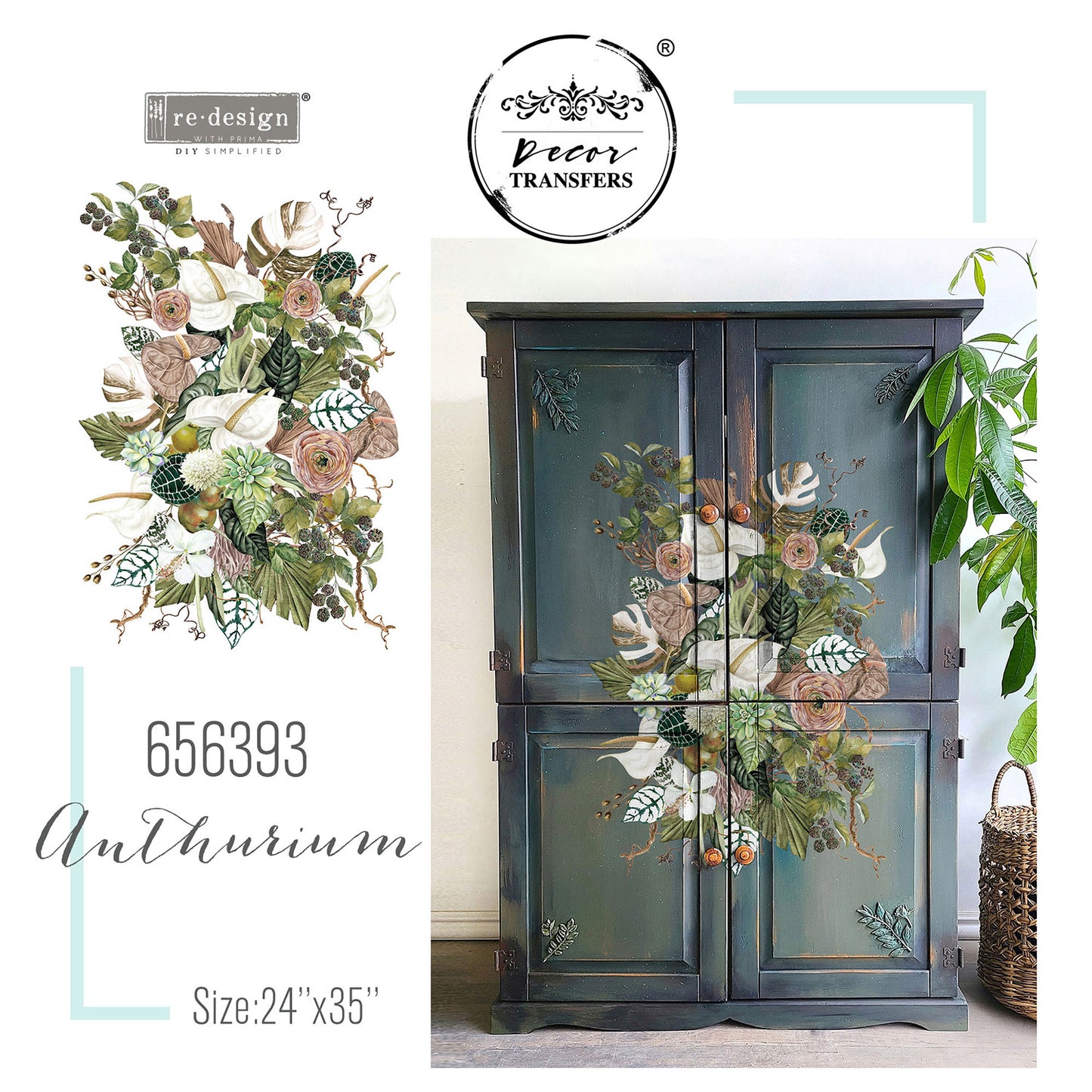 Anthurium - Redesign Decor Transfer