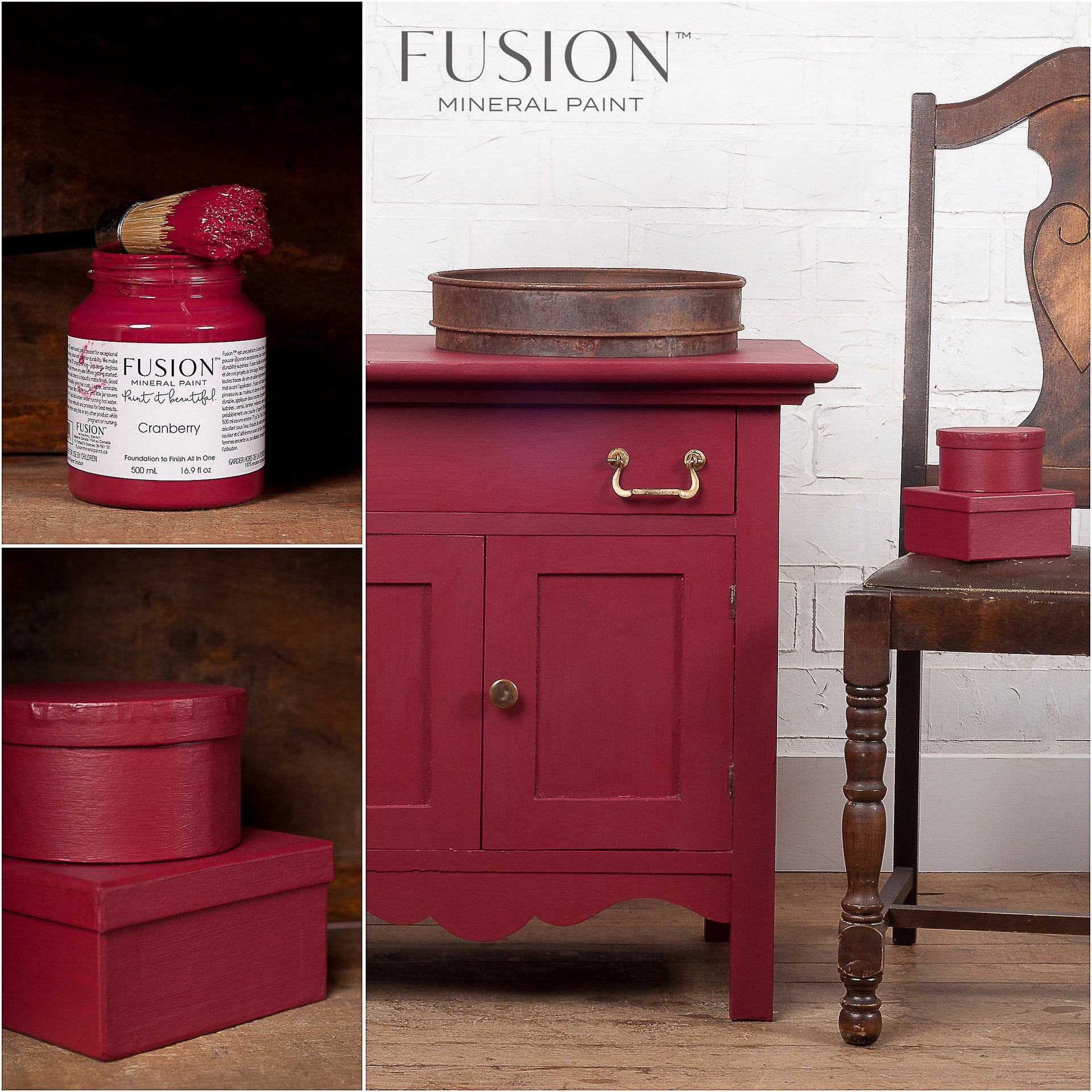 Cranberry - Fusion Mineral Paint Paint > Fusion Mineral Paint > Furniture Paint