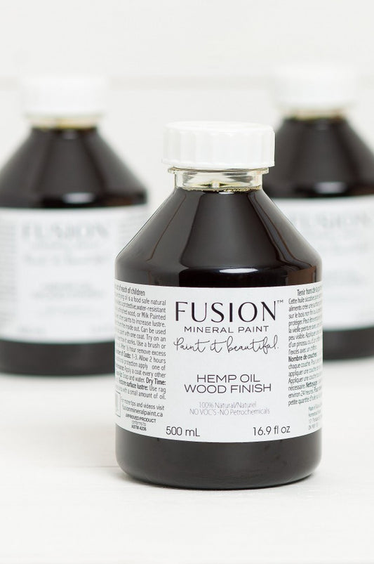 Hemp Oil Wood Finish 500ml - Fusion Paint > Furniture Oil > Wood Oil