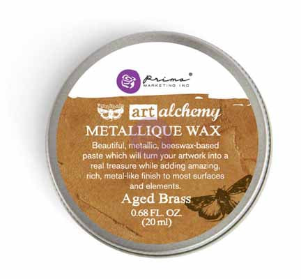 Prima Art Alchemy - Metallique Waxes - 20ml Wax > Art Alchemy > Metallique Wax Aged Brass