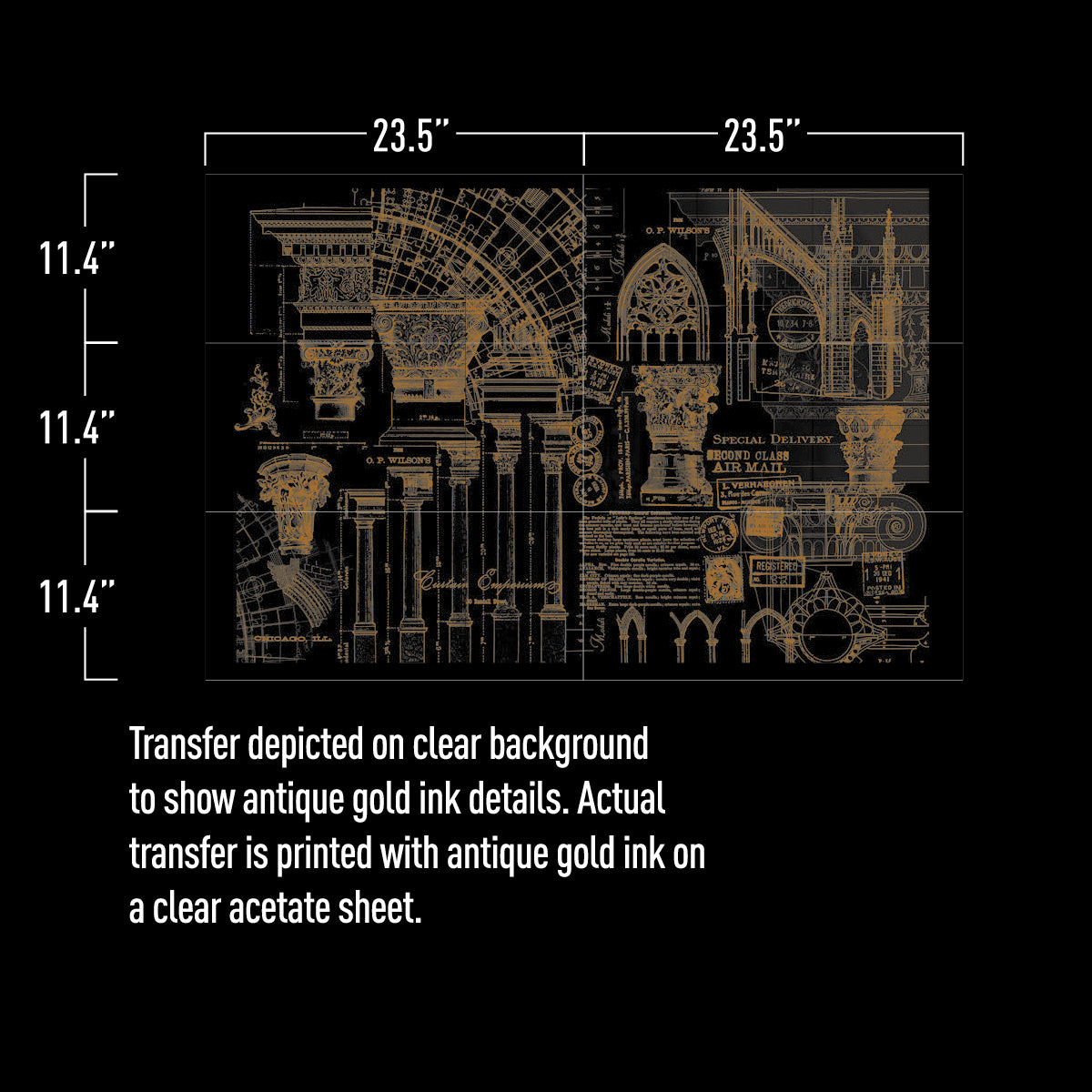 Re-design Decor Transfer - Architecture Transfers > rub on transfers > redesign transfers