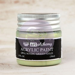 Art Alchemy - Opal Magic - Acrylic Paints- 50ml Paint > Art Alchemy > Opal Magic Green-Gold