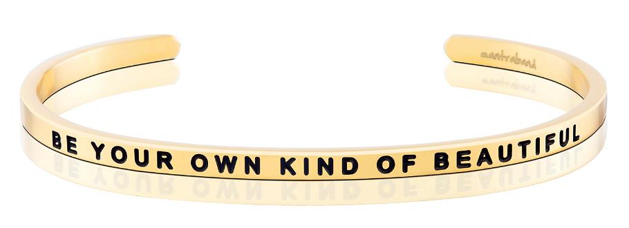 Be Your Own Kind Of Beautiful Jewellery > Affirmation Bracelet > Mantra Bands Gold
