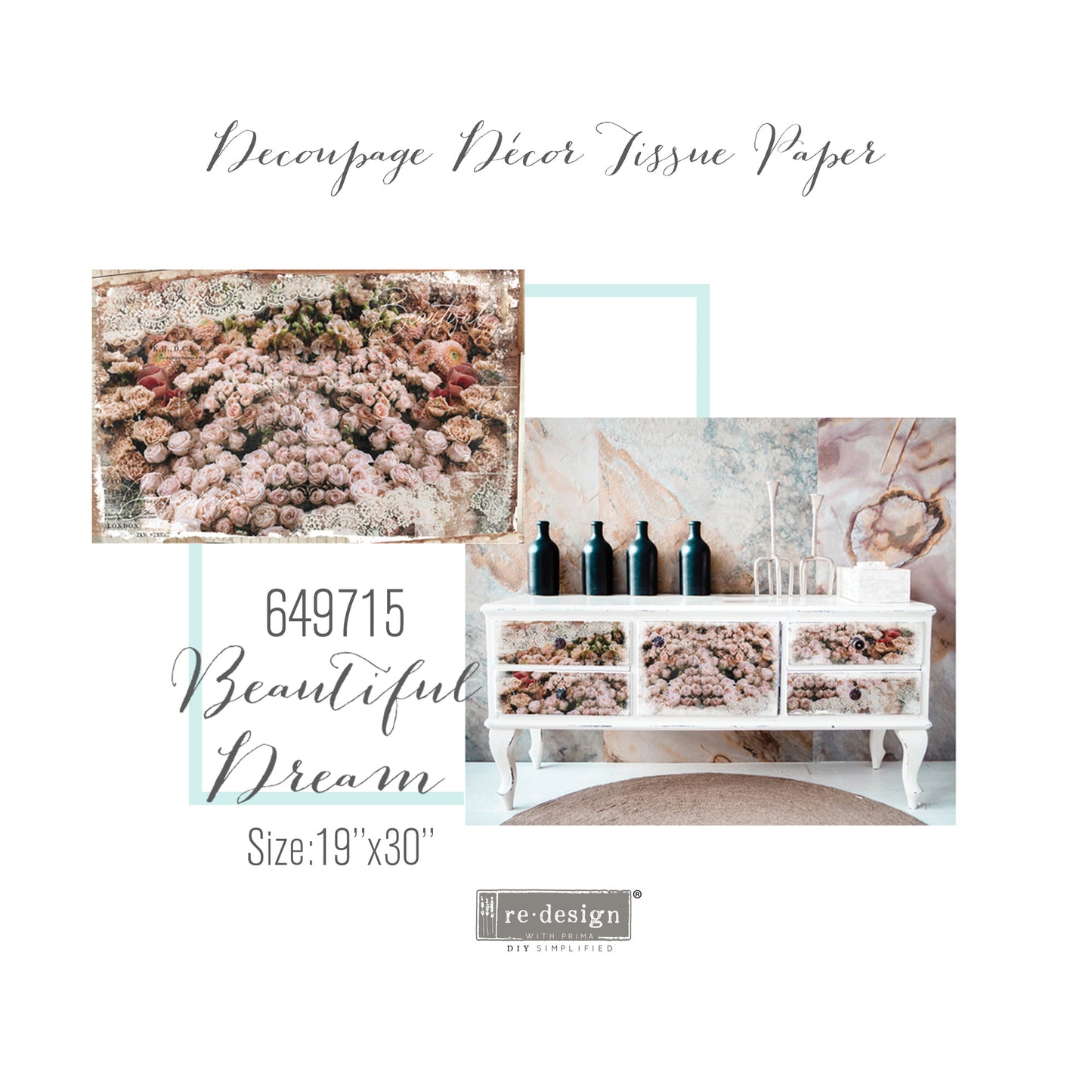 Beautiful Dream -  Decoupage Decor Tissue Paper