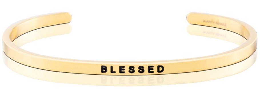 Blessed Jewellery > Affirmation Bracelet > Mantra Bands Gold