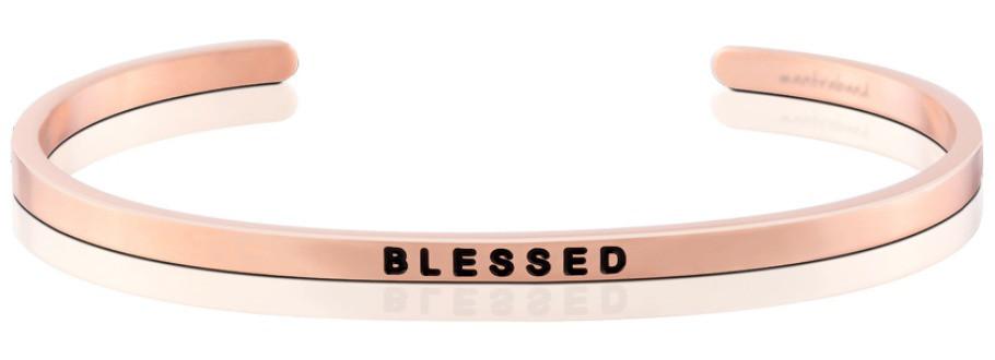 Blessed Jewellery > Affirmation Bracelet > Mantra Bands Rose Gold