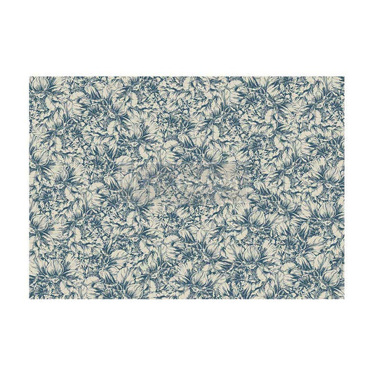 A1 DECOUPAGE FIBER – BLUE WALLPAPER – 1 SHEET